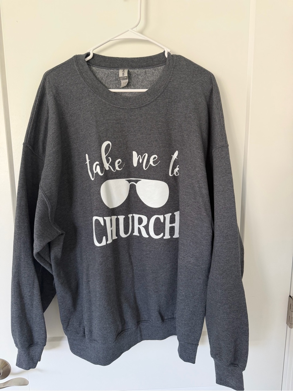 Gildan Take Me To Church Eric Church Crewneck Sweatshirt 2x